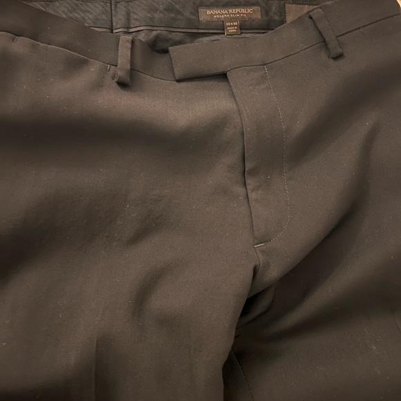 Banana Republic modern slim wool pants in charcoal - Picture 2 of 3